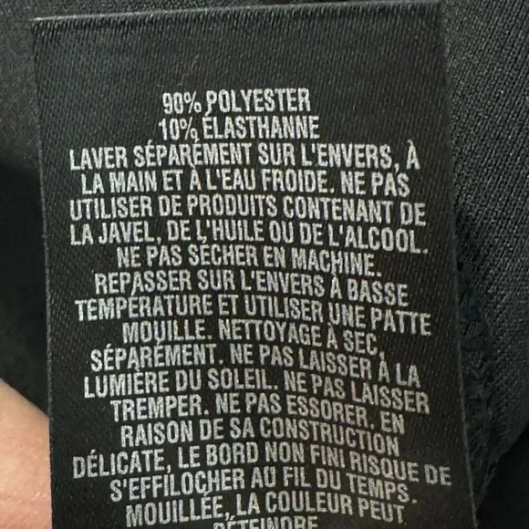 TED BAKER black LUUCIEE Neoprene Ruffle Trim skater dress size 1 US 4 NEW NWT - Picture 13 of 14